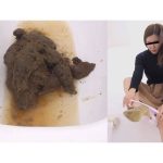 5カメWフルショット 苦悶イキみ大便